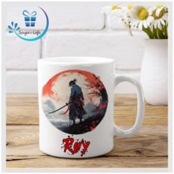 Japanese Samurai Coffee Mug