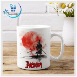 Japanese Samurai Coffee Mug