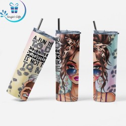 Funny Quote Skinny Tumbler