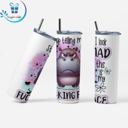 Funny Quote Skinny Tumbler