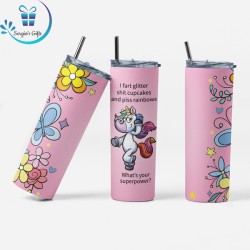 Funny Quote Skinny Tumbler