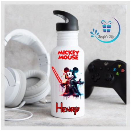 Disney Mickey Mouse Dart Vader Straw Bottle