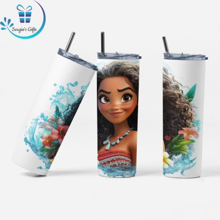 Disney Princess Moana Skinny Tumbler