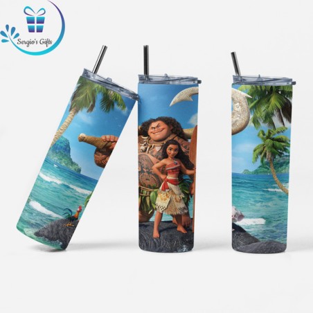 Disney Princess Moana Skinny Tumbler