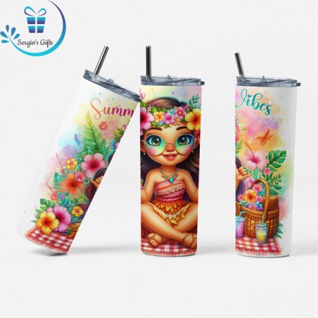 Disney Princess Moana Skinny Tumbler