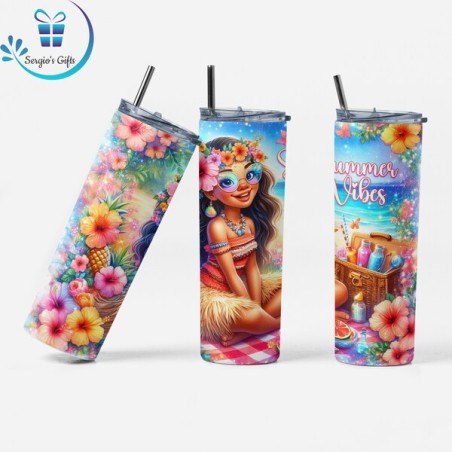 Disney Princess Moana Skinny Tumbler