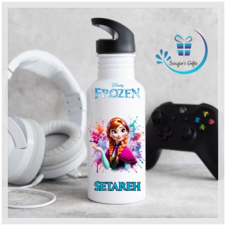 Disney Frozen Princess Anna Straw Bottle