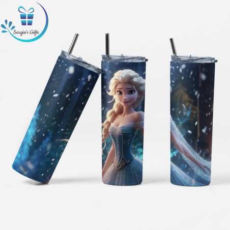 Disney Princess Elsa Skinny Tumbler