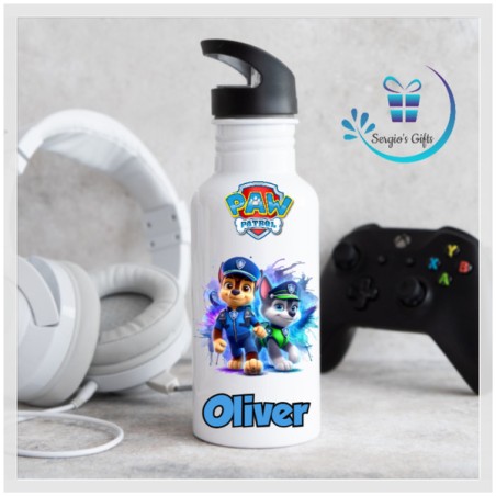 Paw Patrol Chase & Rocky Straw Bottle