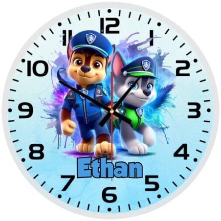 Paw Patrol Chase & Rocky Wall Clock