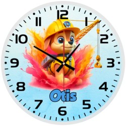 Paw Patrol Rubble Wall Clock