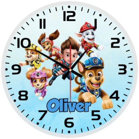 Paw Patrol Team Wall Clock