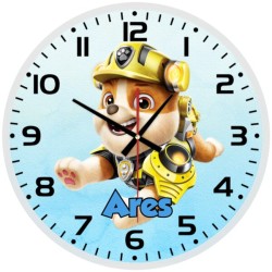 Paw Patrol Rubble Wall Clock