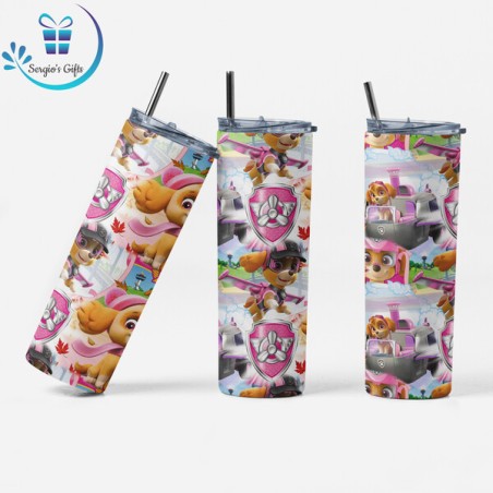 Paw Patrol Skye Skinny Tumbler