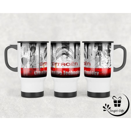 Citroen Car Brand 14oz Travel Mug