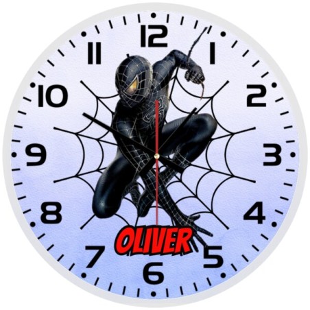 Spider Man Glass wall Clock