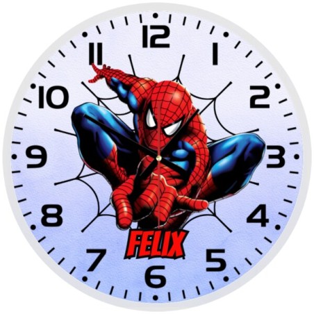 copy of Spider Man Glass wall Clock