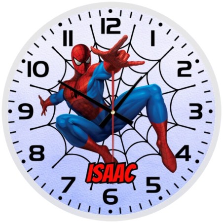 Spider Man Glass wall Clock