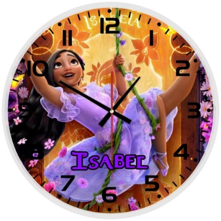 Disney Encanto Isabel Glass Wall Clock