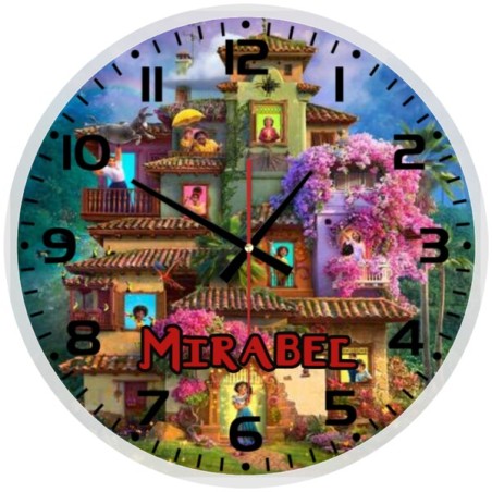 Disney Encanto Mirabel Glass Wall Clock