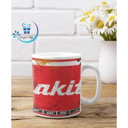 Red Makita Brand Coffee Mug
