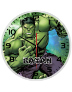 Marvel Hulk Glass Wall Clock