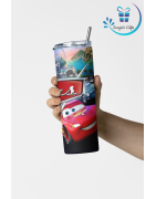 Disney Pixar Cars 20oz drink bottles, skinny tumblers personalised