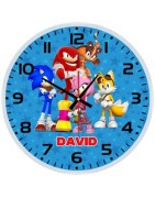 Team Sonic Glass Clocks