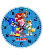 Team Sonic Glass Wall Clock