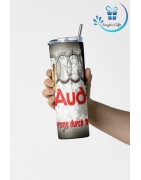 Cars brands personalised 20oz skinny tumbler Father's Day drink bottle