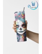 Spooky Halloween 20oz Skinny Tumbler – Perfect for Fall Fun!