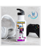 Rouge Straw Bottles: Sonic-inspired Hydration