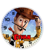 Disney Toy Story personalised glass wall clock