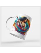 DC Wonder Woman 11oz Ceramic Mugs–Iconic and Durable Design