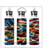 American Muscle Cars 25oz Drink Bottles - Stylish & Durable