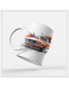 Muscle Cars 11oz Ceramic Coffee Mugs - Bold & Stylish Mugs