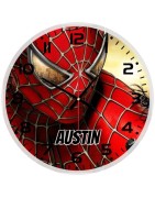 Marvel Spider Man Glass Wall Clock