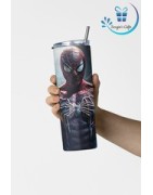 Marvel Spider Man Avengers personalised 20 oz skinny tumblers