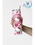 Kawaii Kitty Cats Skinny Tumblers