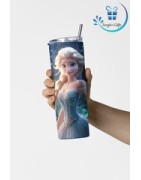 Disney Frozen Princess Elsa & Anna Personalised 20oz skinny tumblers