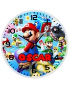 Nintendo Super Mario Glass Wall Clock