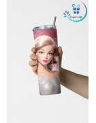 Mattel Barbie Shelly Ken Fashion Doll personalised 20oz skinny tumbler