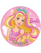 Mattel Barbie pink doll fashion personalised plastic lunch boxes