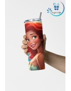 Ariel The Little Mermaid 20oz skinny tumblers